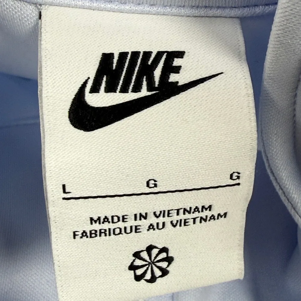 Nike‎ Full Zip 98 Track Jacket Large Light Blue Grey DA0003-085 Men's